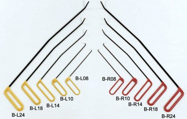 Dentcraft 10 Piece Brace Tool Set - 5 Left & 5 Right