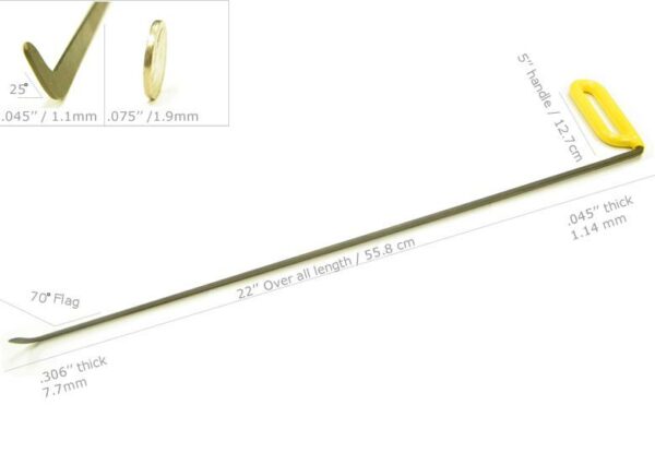 Dentcraft 22" Shaved Tool - Left