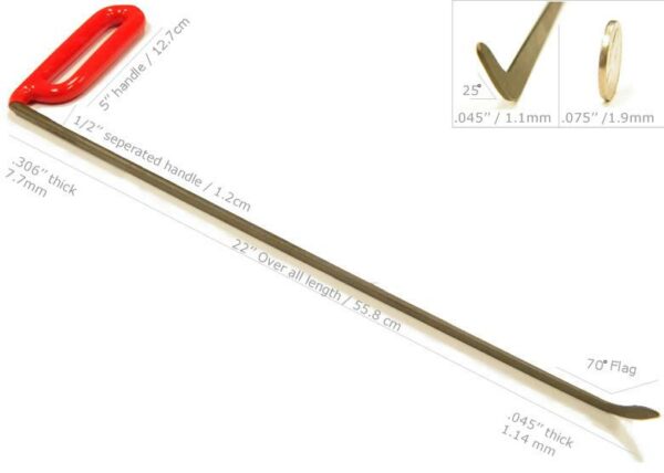 Dentcraft 22" Shaved Tool - Right